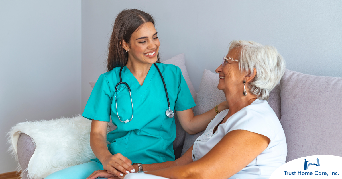 Registered nurses, like this one who is helping a senior patient, can make a huge difference in home health care.