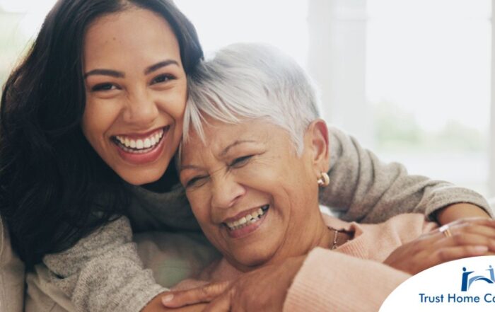 A happy, stress-free caregiver thriving in her career.